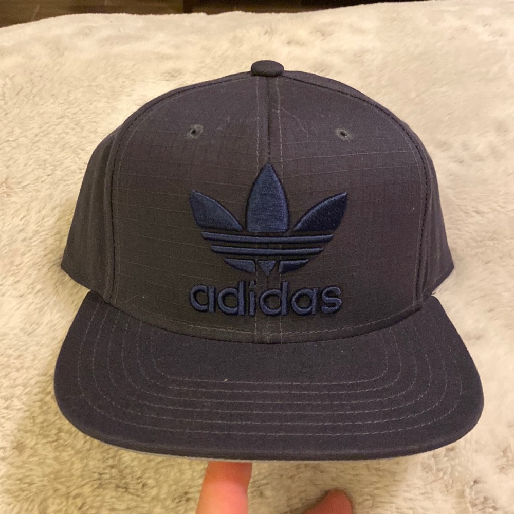 Adidas embroidered Navy hat cap NWT